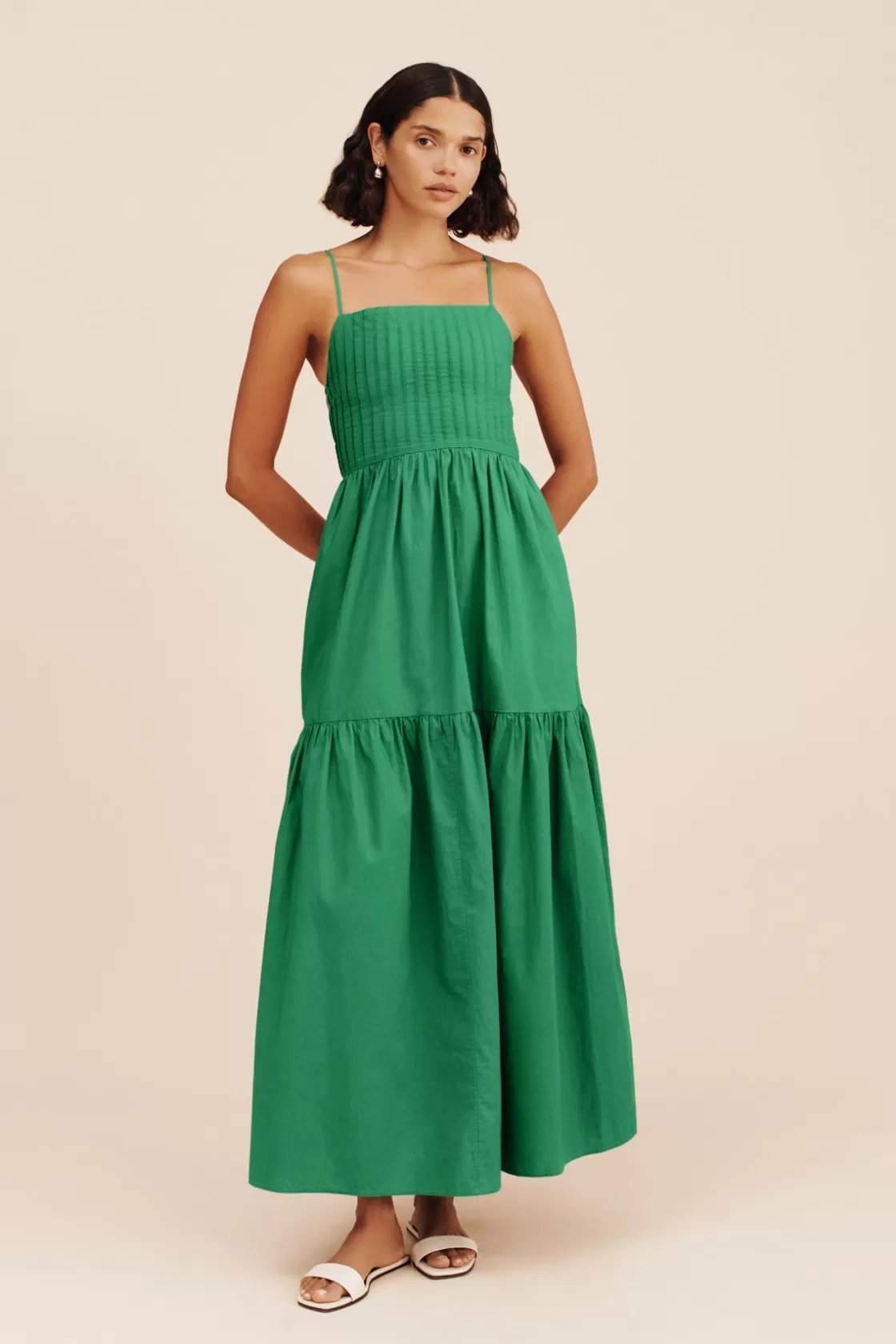 POSSE ALEXIS DRESS - TOPAZ GREEN