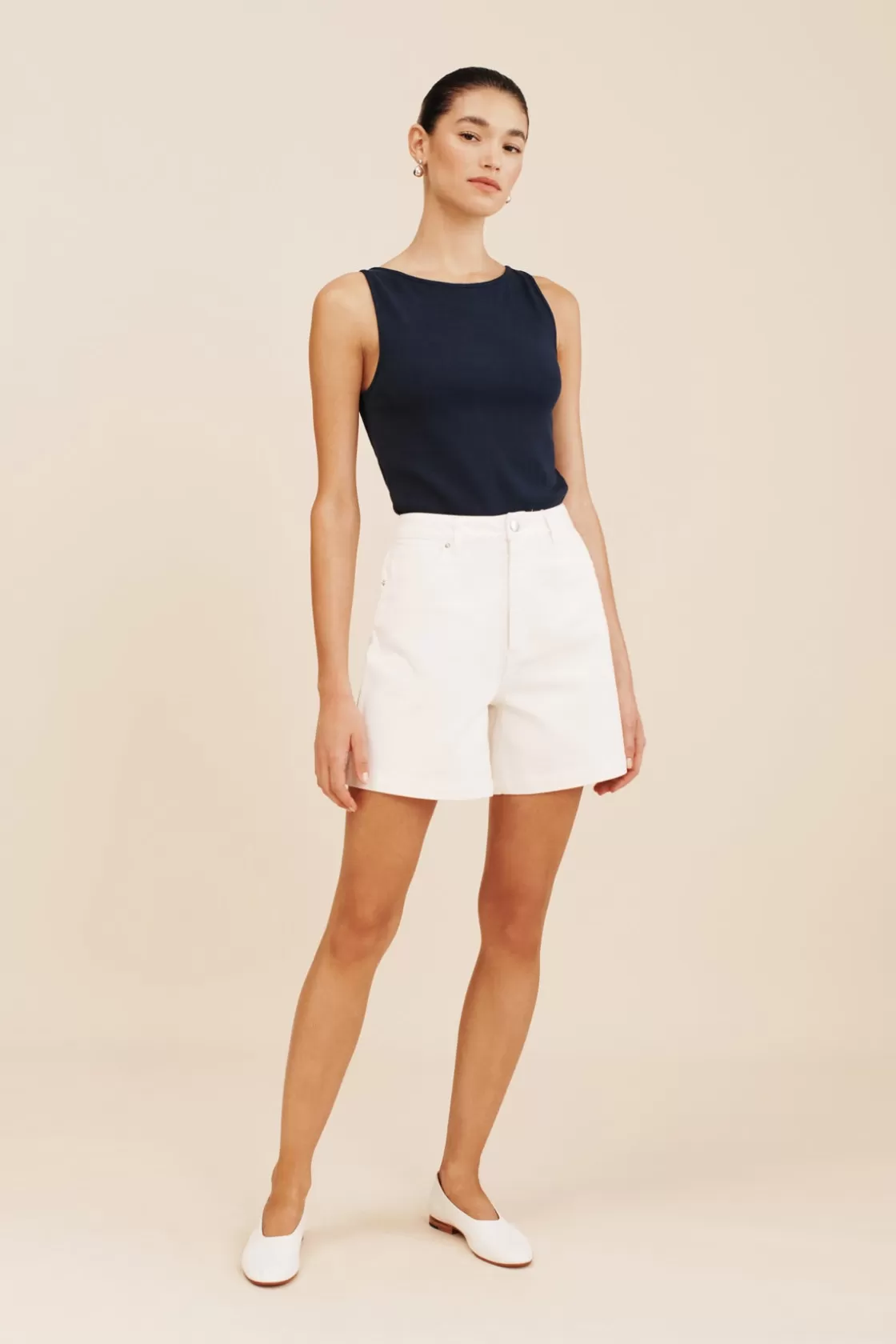 POSSE BRODY SHORT - VINTAGE WHITE
