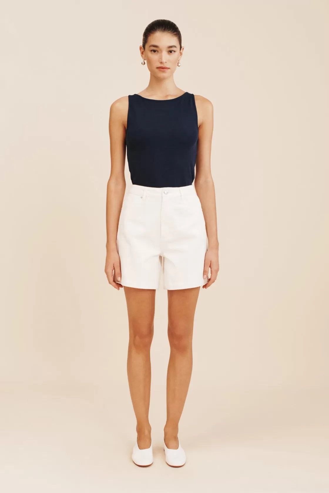 POSSE BRODY SHORT - VINTAGE WHITE