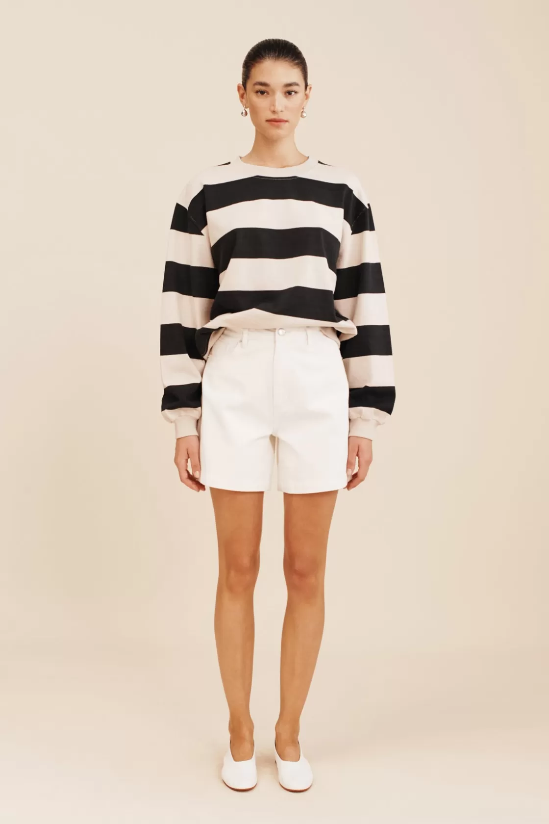 POSSE BRODY SHORT - VINTAGE WHITE