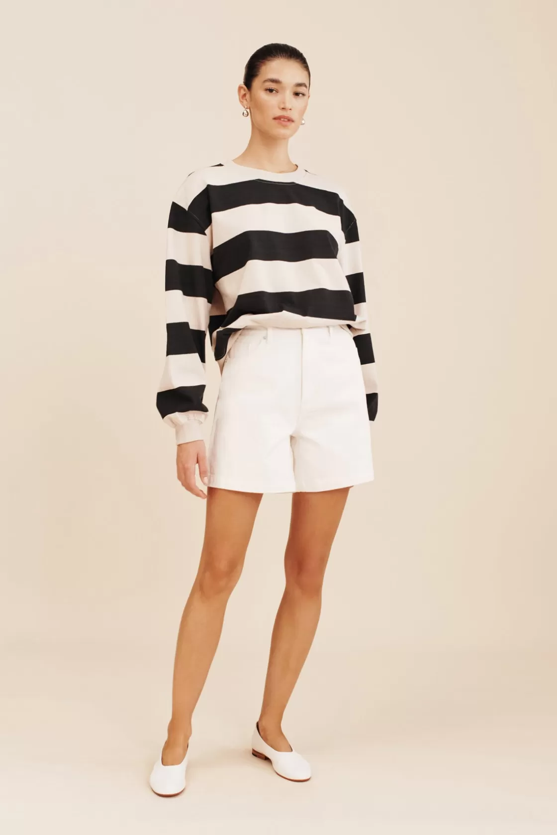 POSSE BRODY SHORT - VINTAGE WHITE