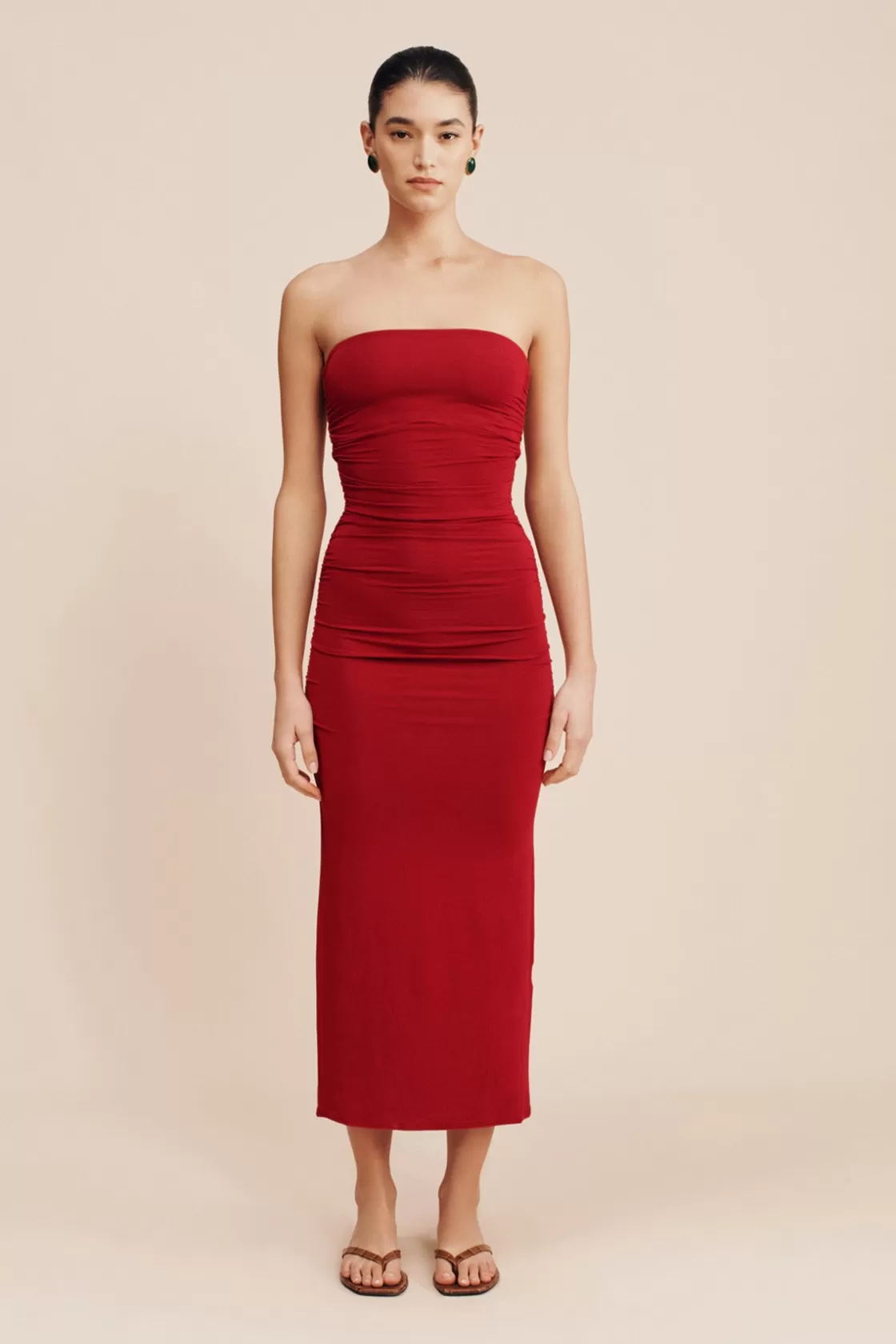 POSSE ISABELA STRAPLESS DRESS -