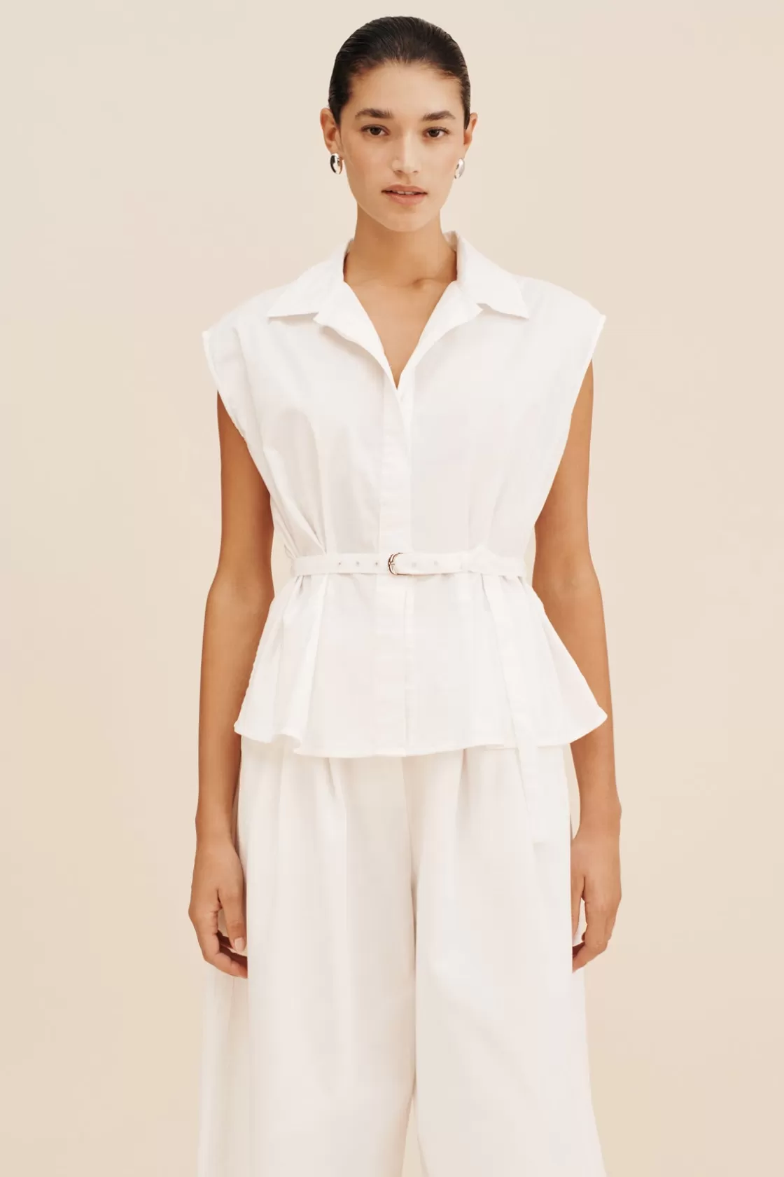 POSSE JUNO SHIRT - VINTAGE WHITE
