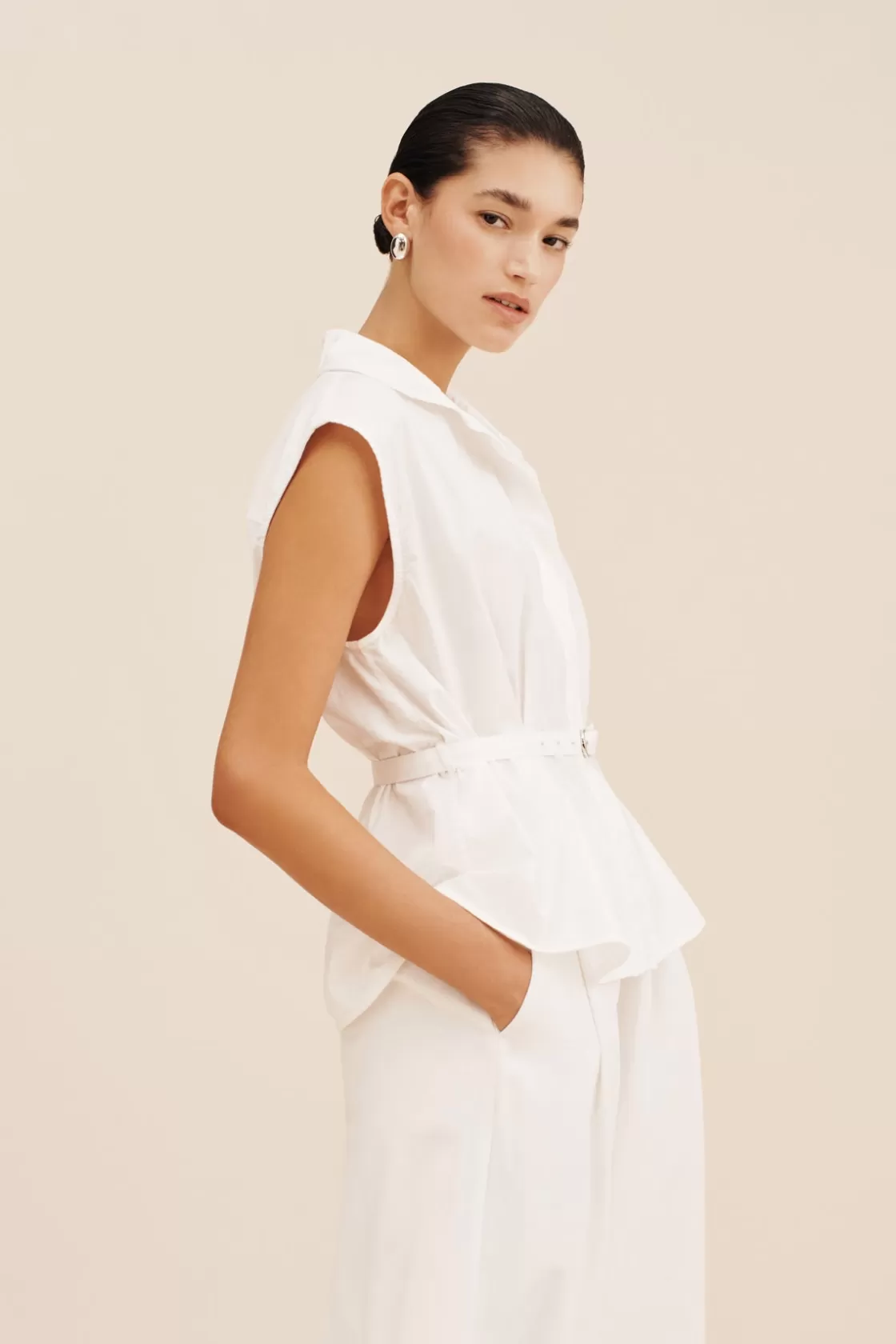 POSSE JUNO SHIRT - VINTAGE WHITE