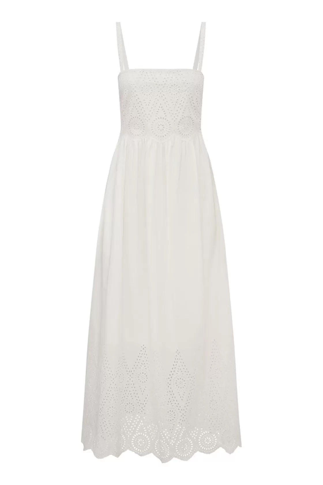 POSSE LOUISA DRESS - VINTAGE WHITE