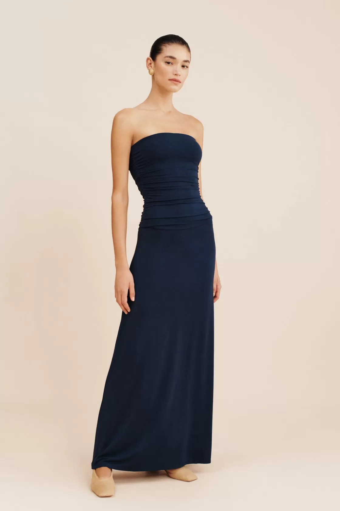 POSSE SASHA STRAPLESS DRESS - ROYAL BLUE