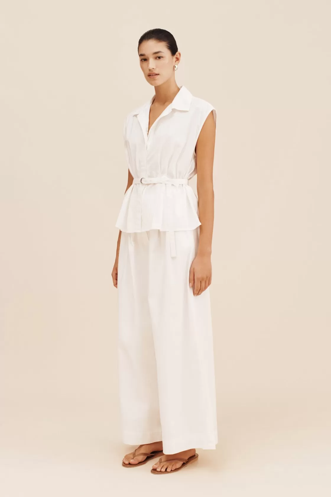 POSSE WESLEY TROUSER - VINTAGE WHITE