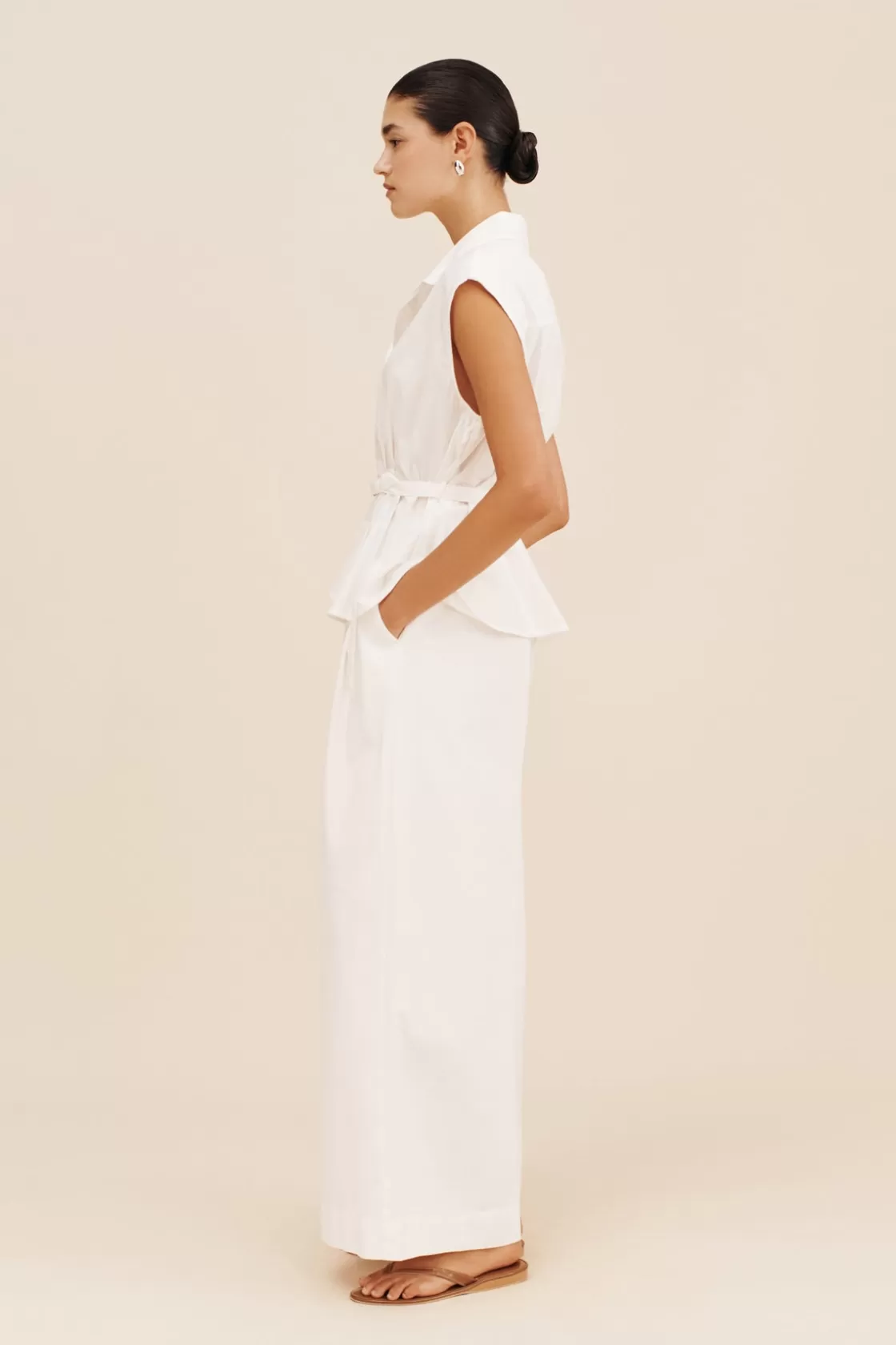 POSSE WESLEY TROUSER - VINTAGE WHITE