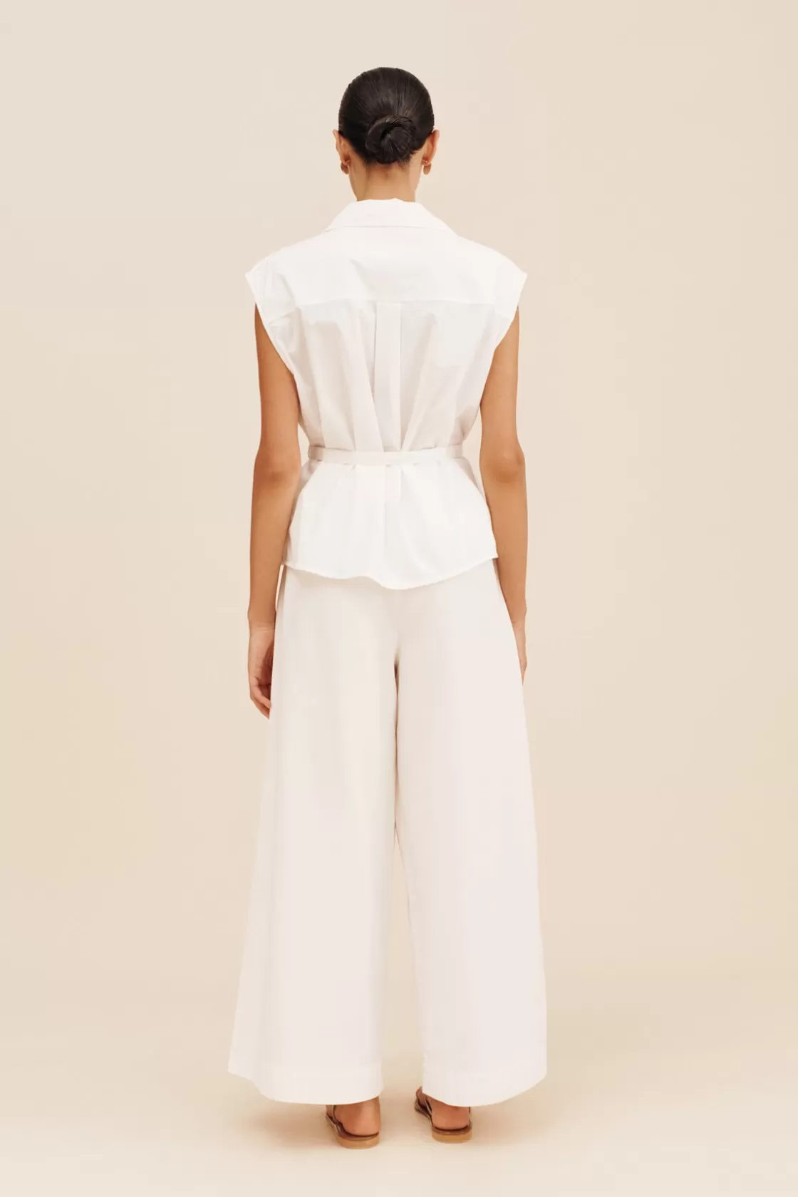 POSSE WESLEY TROUSER - VINTAGE WHITE